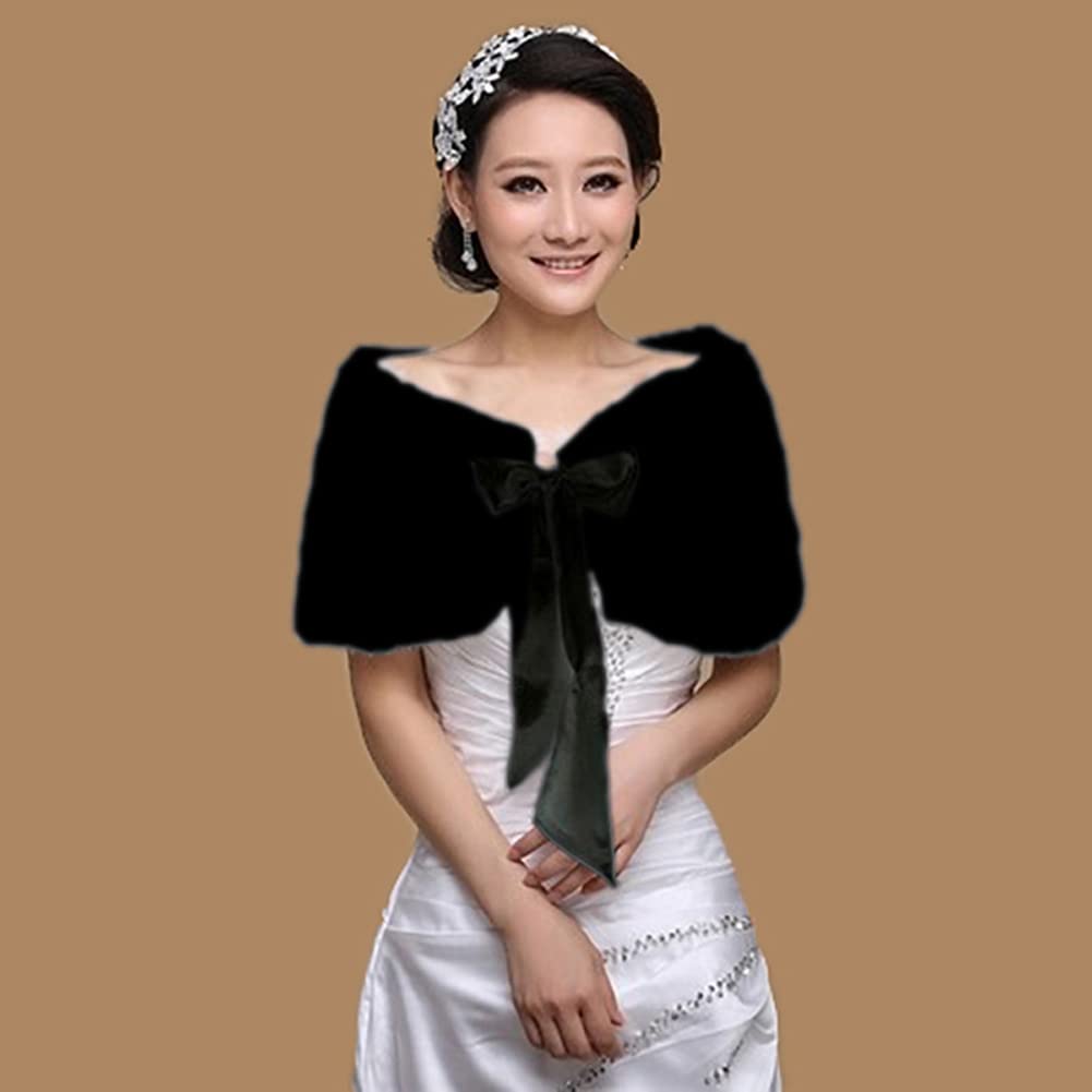 Stole Wedding Shawl - Xales e envoltórios de pele sintética
