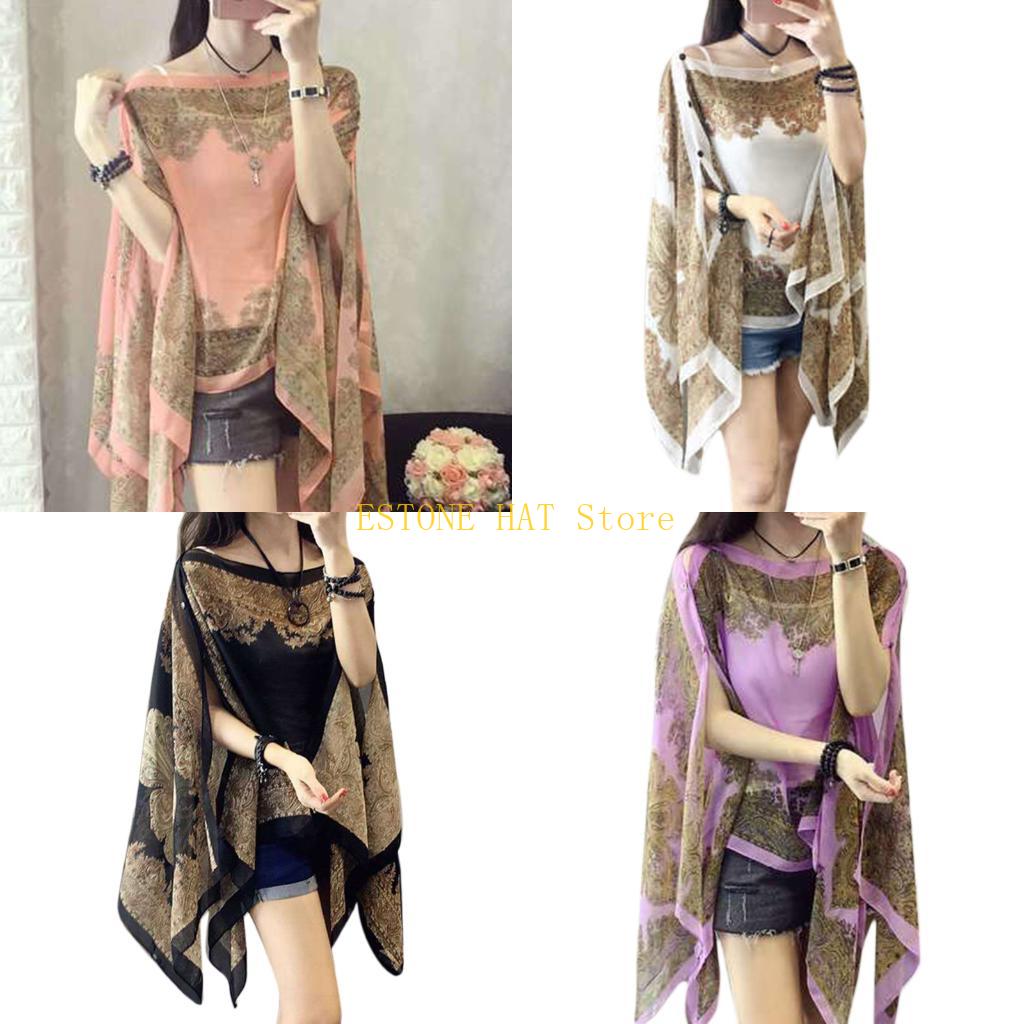 49MF feminina cachecóis xale v - Pashmina Wrap Large avaliação e preço