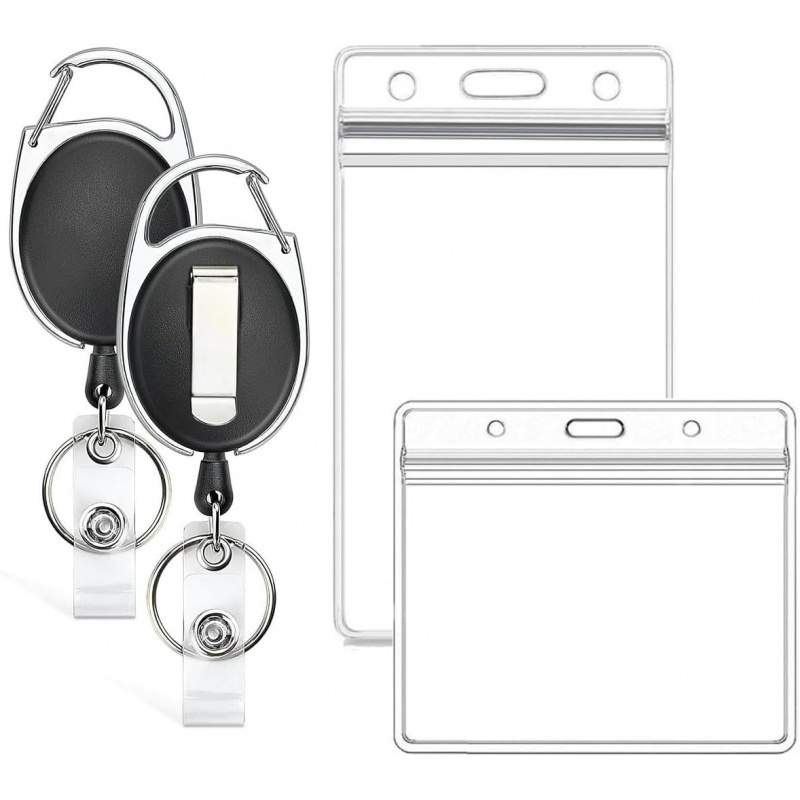 Kit com 2 Porta-Crachás com Co - Lanyard Badge Holder avaliação e preço