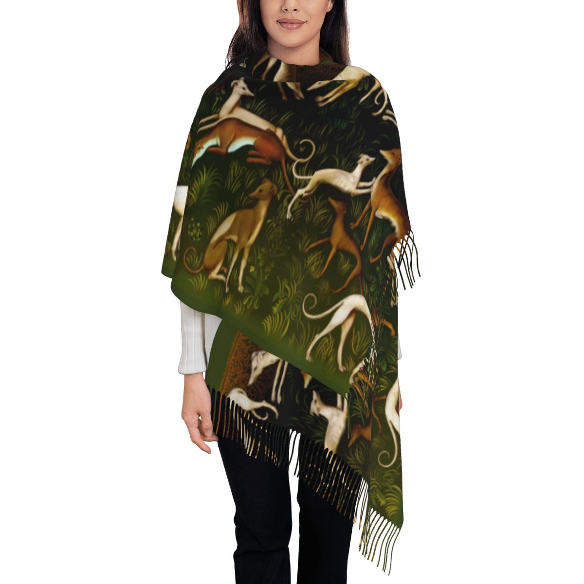 Galgo xale envoltório feminino - Pashmina Wrap Large avaliação e preço