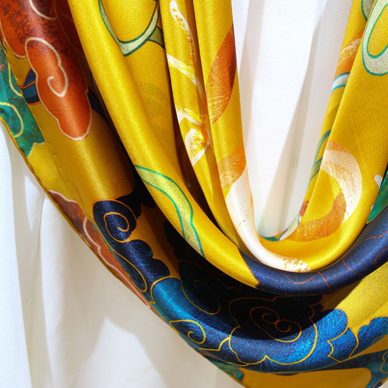 Novo Xale de Seda Luxuoso 110x - Pashmina Wrap Large avaliação e preço