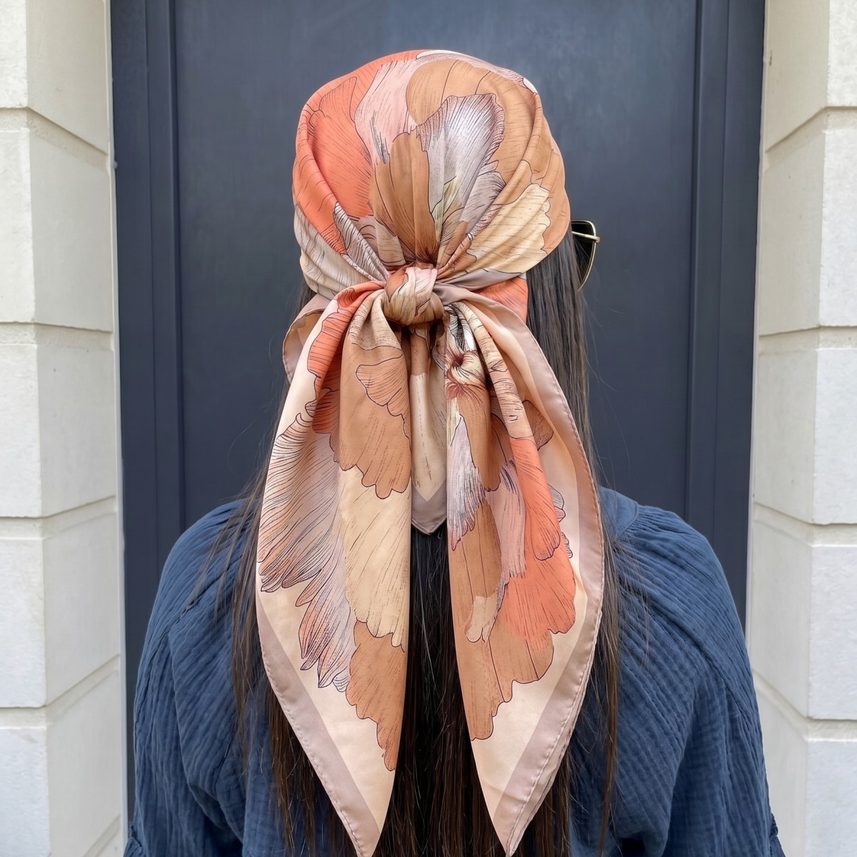 Lenço Quadrado de Seda Feminin - Pashmina Wrap Large avaliação e preço