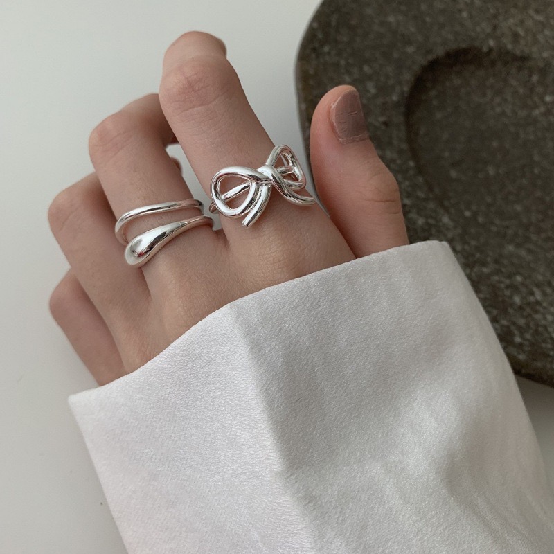 Anel simples de prata esterlin - Tie Clip Silver avaliação e preço