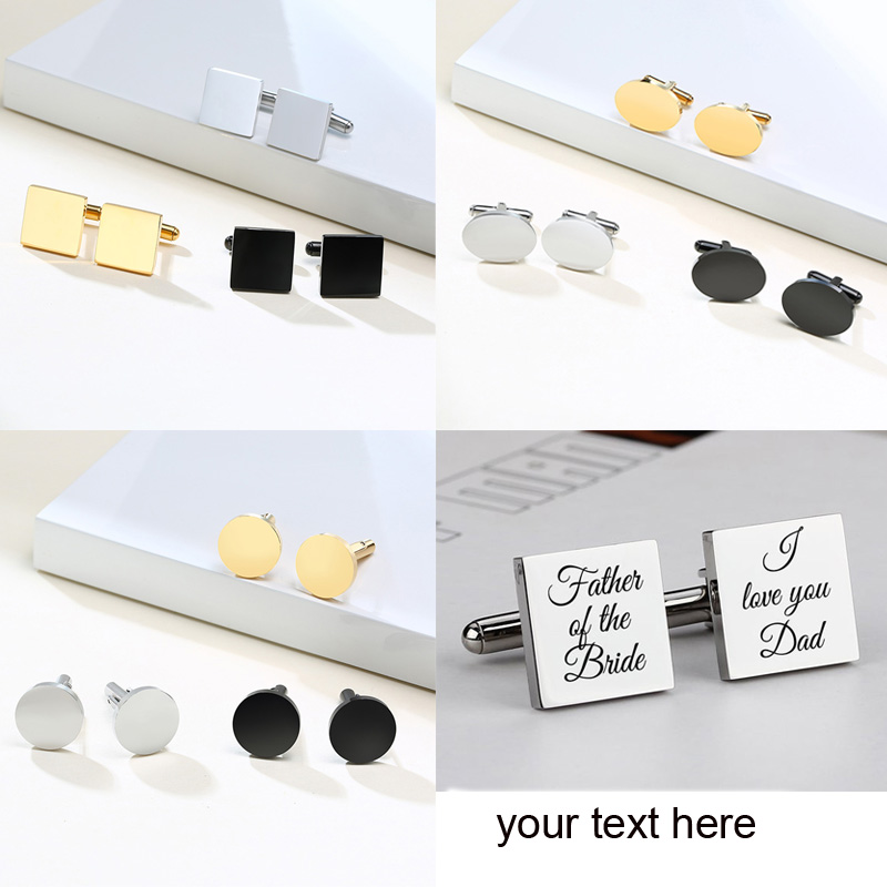 Abotoaduras iniciais gravadas  - Tie Clip Silver avaliação e preço