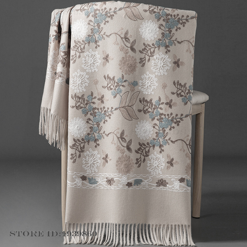Cachecol Feminino de Caxemira  - Woven Scarf Blanket avaliação e preço