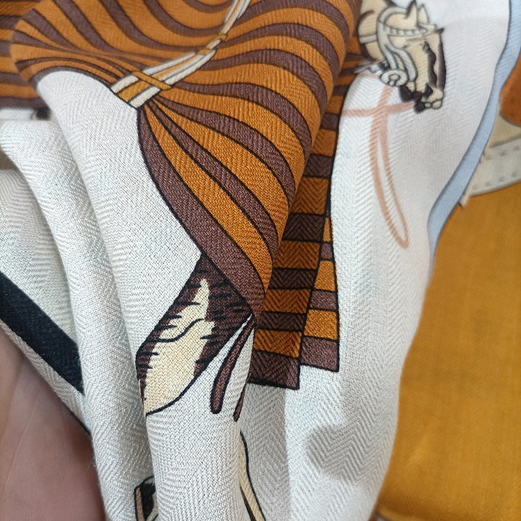 Lenço de Seda e Lã Grande Quad - Pashmina Wrap Large avaliação e preço