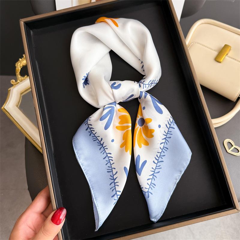 1 Peça de Lenço de Seda Estamp - Scarf Silk Square avaliação e preço