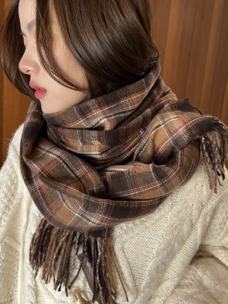 Novo Cachecol Feminino de Imit - Woven Scarf Blanket avaliação e preço
