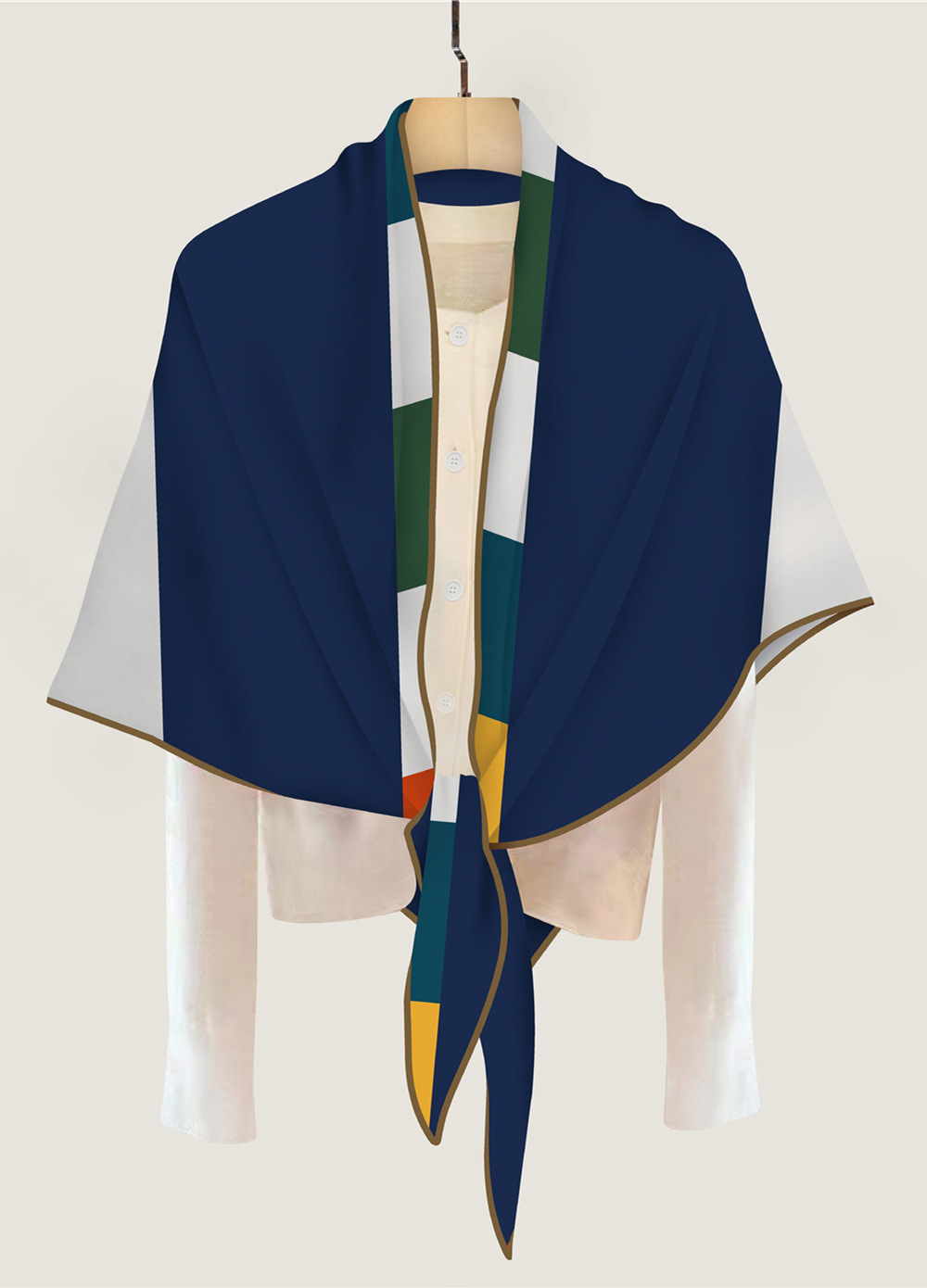Triângulo cashmere lenço de se - Pashmina Wrap Large avaliação e preço