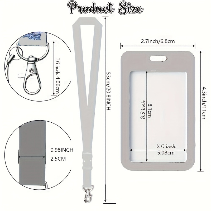 Conjunto de Cordão de Pescoço  - Lanyard Badge Holder avaliação e preço