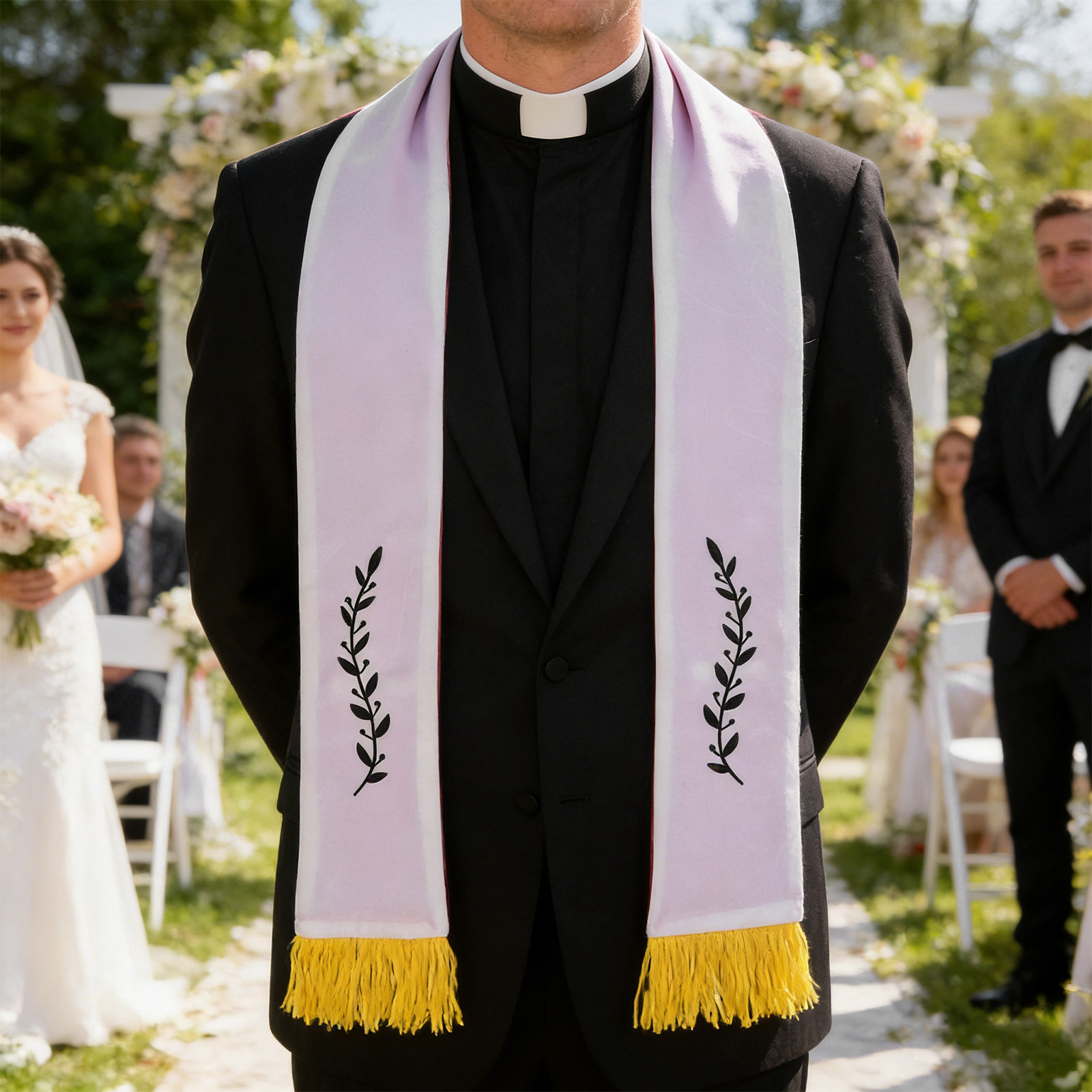Estola Reversível para Clero c - Stole Wedding Shawl avaliação e preço