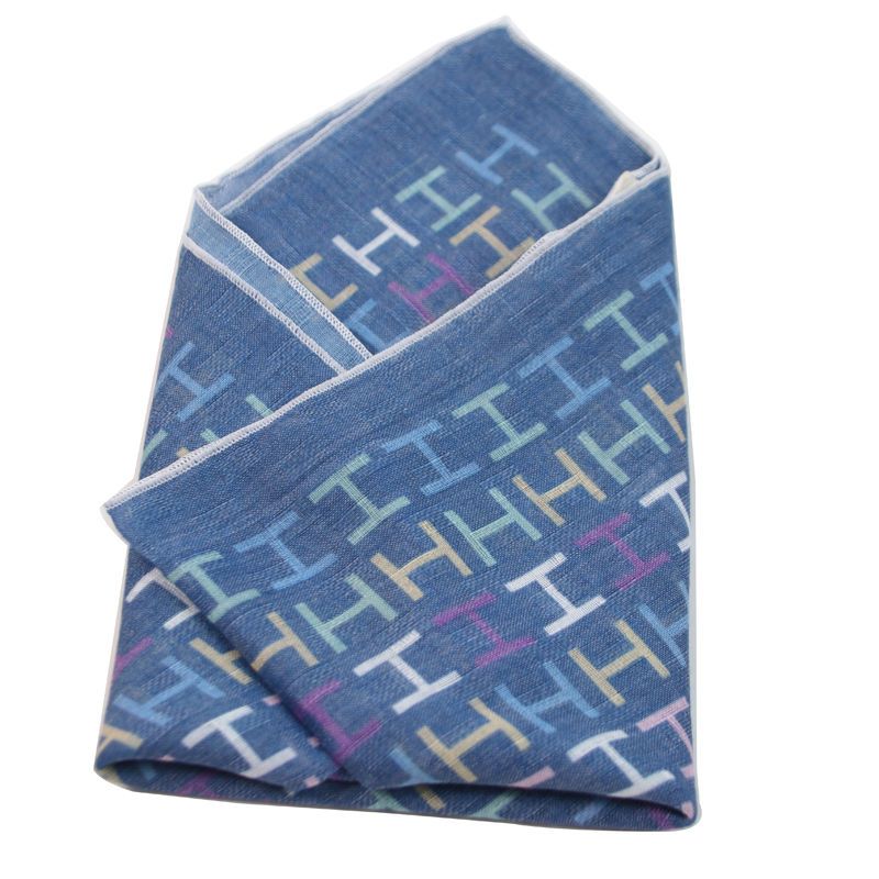 Lenço quadrado masculino com b - Scarf Silk Square avaliação e preço