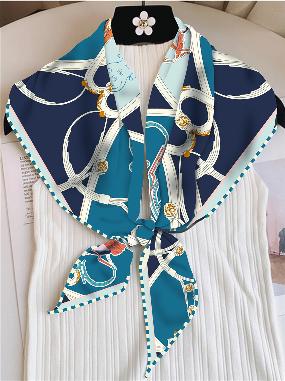 Triângulo xales lenço de seda  - Pashmina Wrap Large avaliação e preço