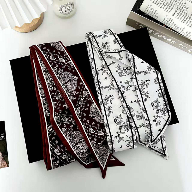 Lenço de Seda Fino de Luxo par - Silk Neck Scarf avaliação e preço