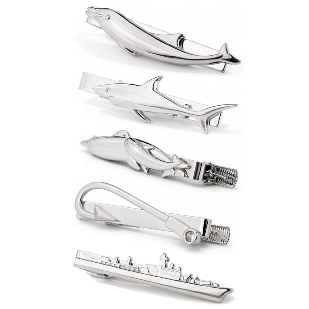 Clipe de Gravata Criativo com  - Tie Clip Silver avaliação e preço