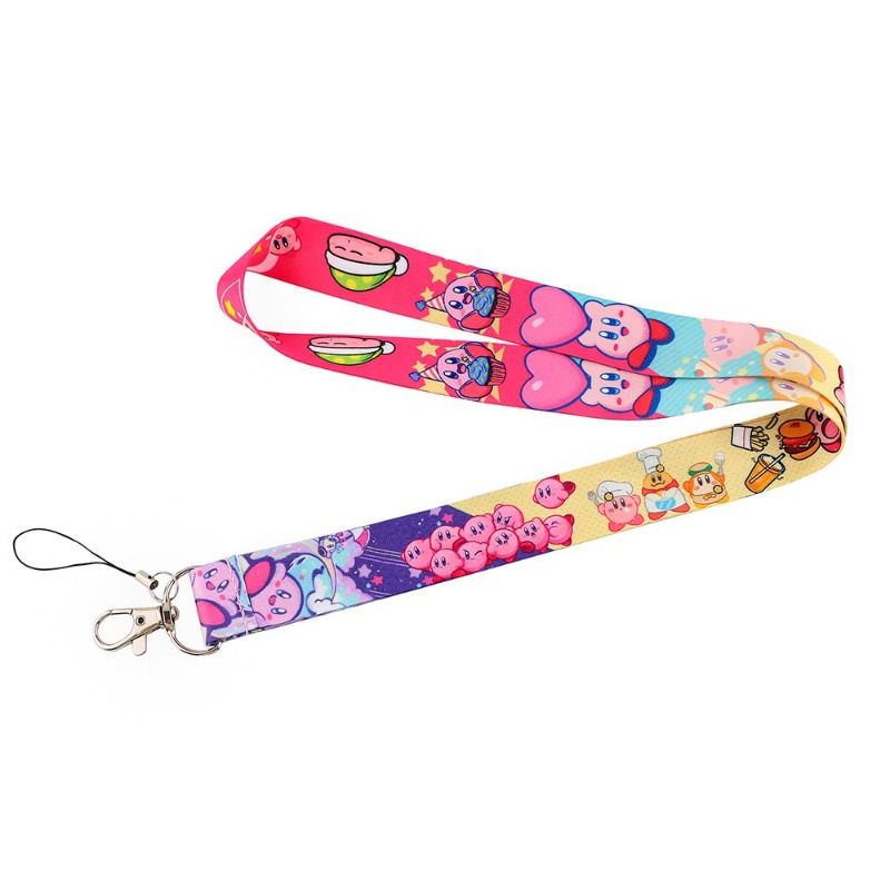 Cordão de Pescoço Kirby Fofo e - Lanyard Badge Holder avaliação e preço
